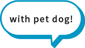with pet dog!